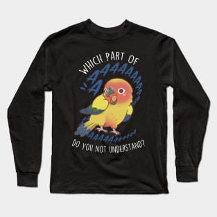 Sun Conure Parrot Aaaa Long Sleeve T-Shirt